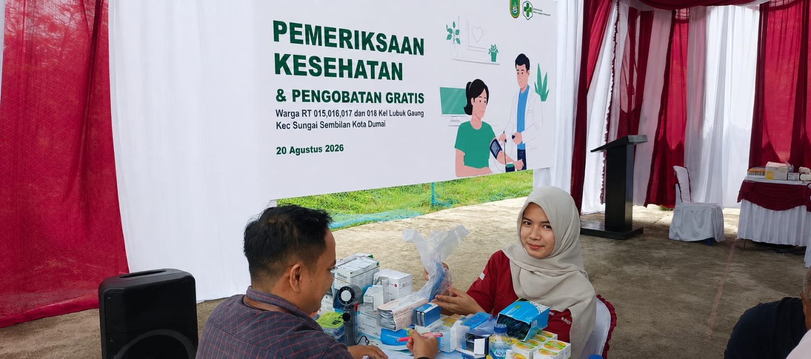 Apical Hadirkan Pemeriksaan dan Pengobatan Gratis bagi Warga Lubuk Gaung