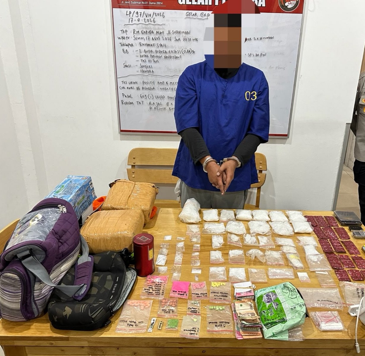 Polres Dumai Tangkap Pria 36 Tahun