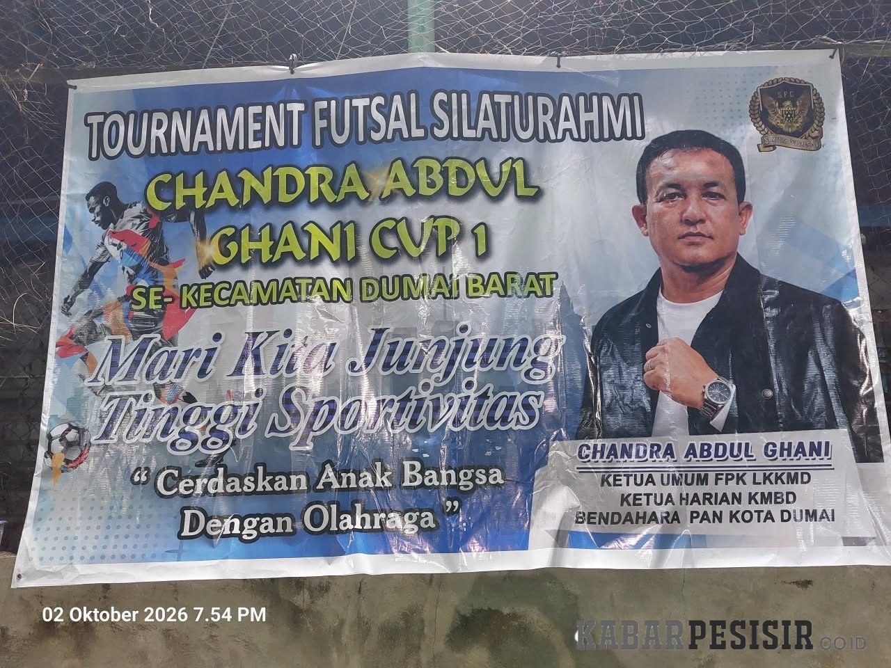 Ichan AG Sponsori Turnamen Futsal, Dorong Pengembangan Prestasi Olahraga di Dumai
