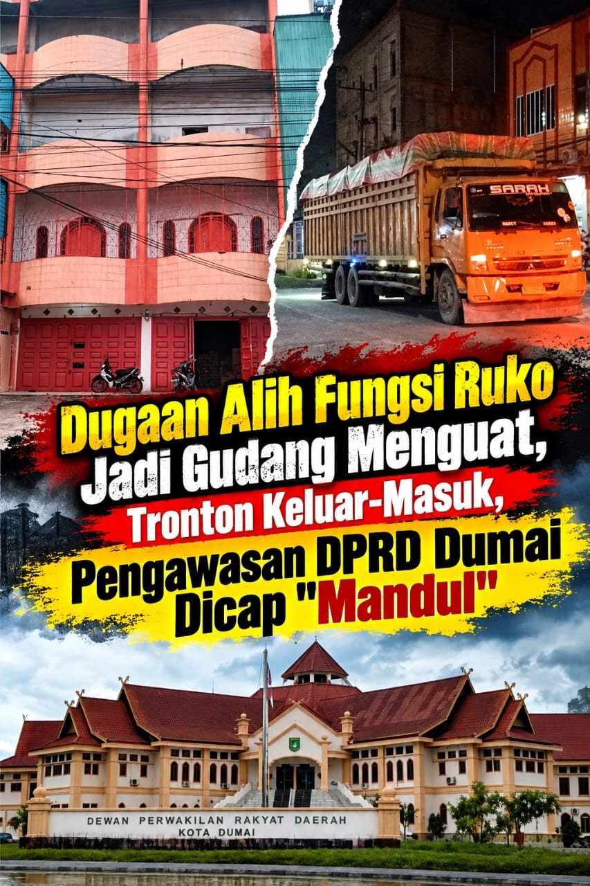 Gudang Dugaan Ilegal Menjamur di Tengah Kota, DPRD Dumai Didesak Jalankan Fungsi Pengawasan