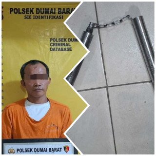 Polisi Ungkap Penganiayaan di STDI Dumai, Double Stick Besi Diamankan